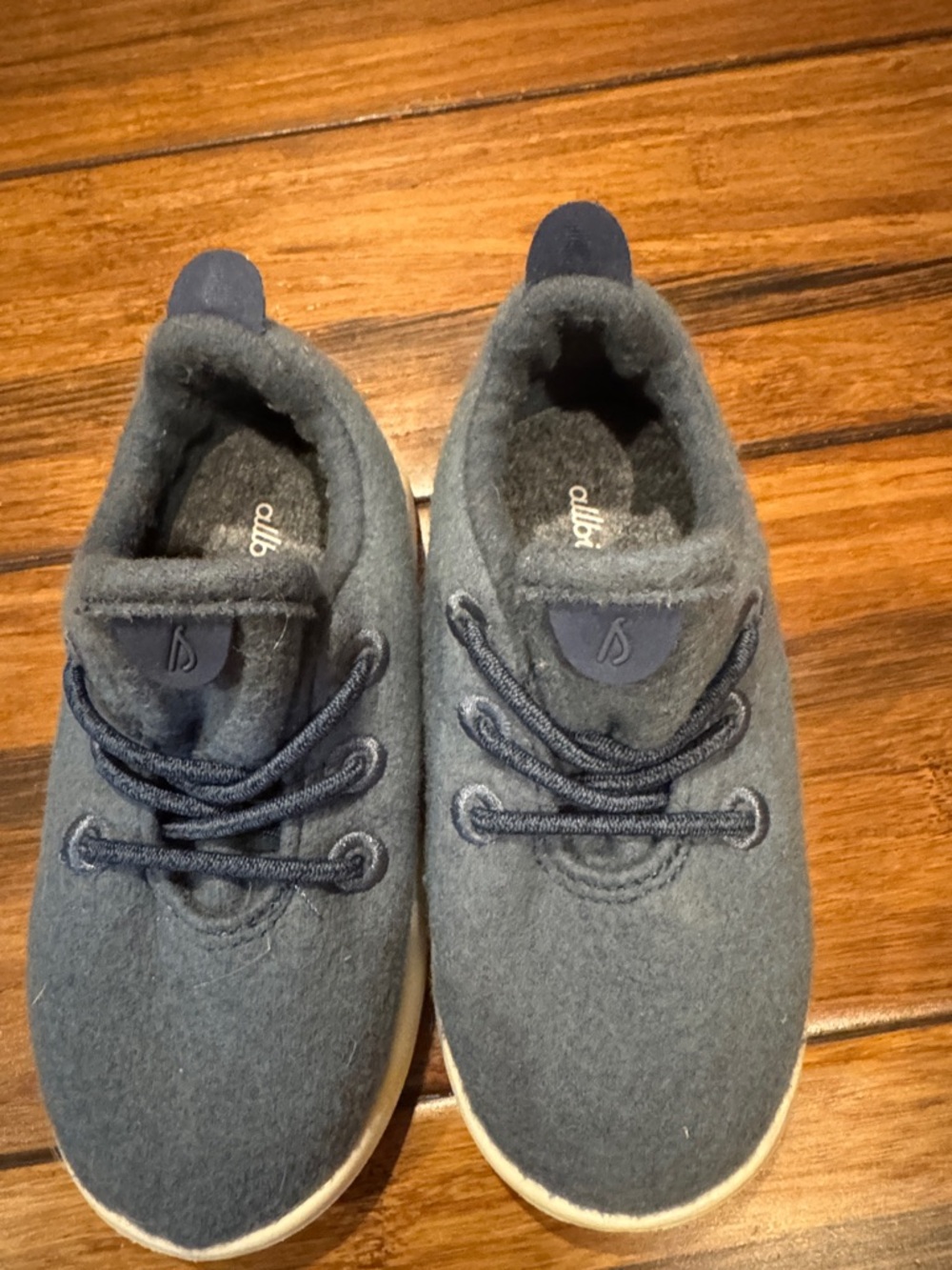 allbirds Kids Wool Slip-On Sneakers - Navy